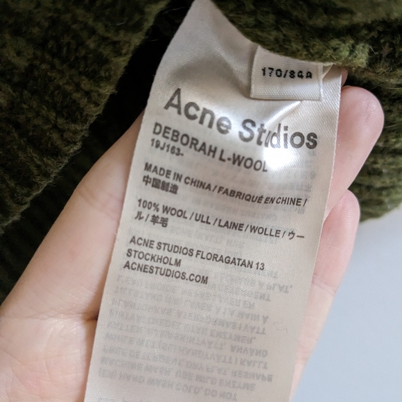 Acne Studios Deborah Moss Green Knit - Picture 4 of 4